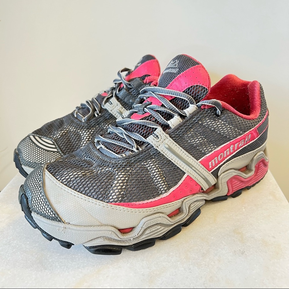 Montrail WildWood TR Gray Pink Trail Running Shoes GL2047-055